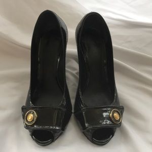 Tory Burch Peep Toe Wedge